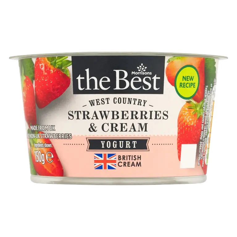 Strawberries & Cream Yoghurt