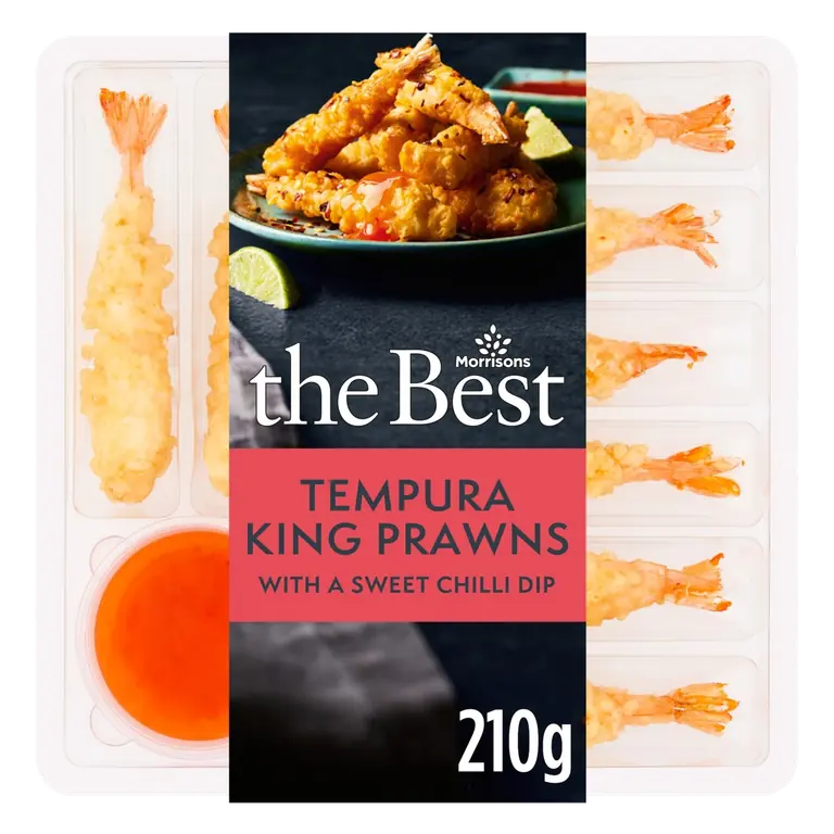 Tempura Prawns With Sweet Chilli Dip