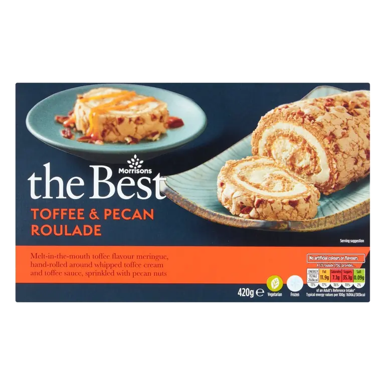 Toffee & Pecan Roulade