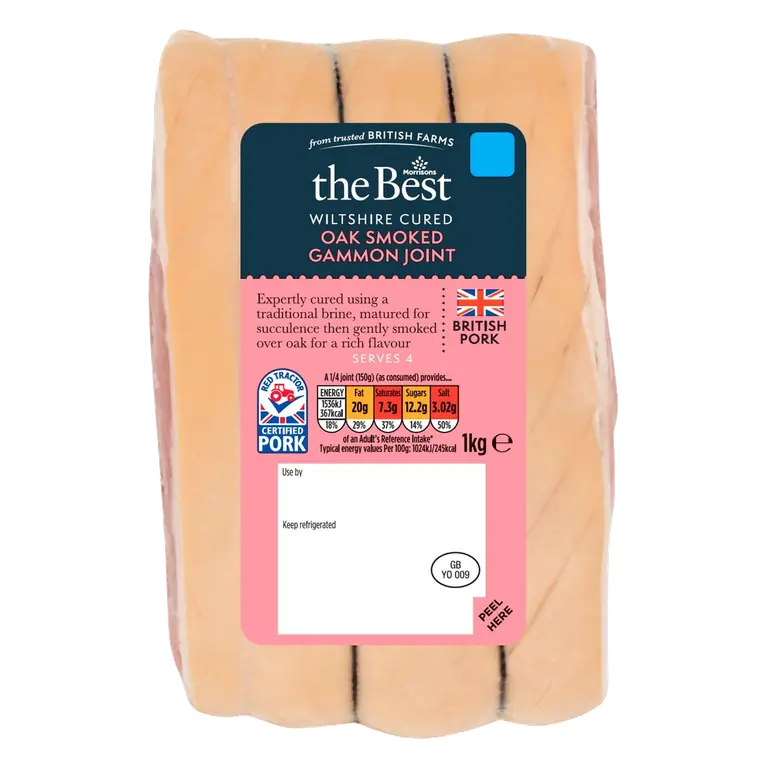 Wiltshire Cured Smoked Gammon Joint 1kg