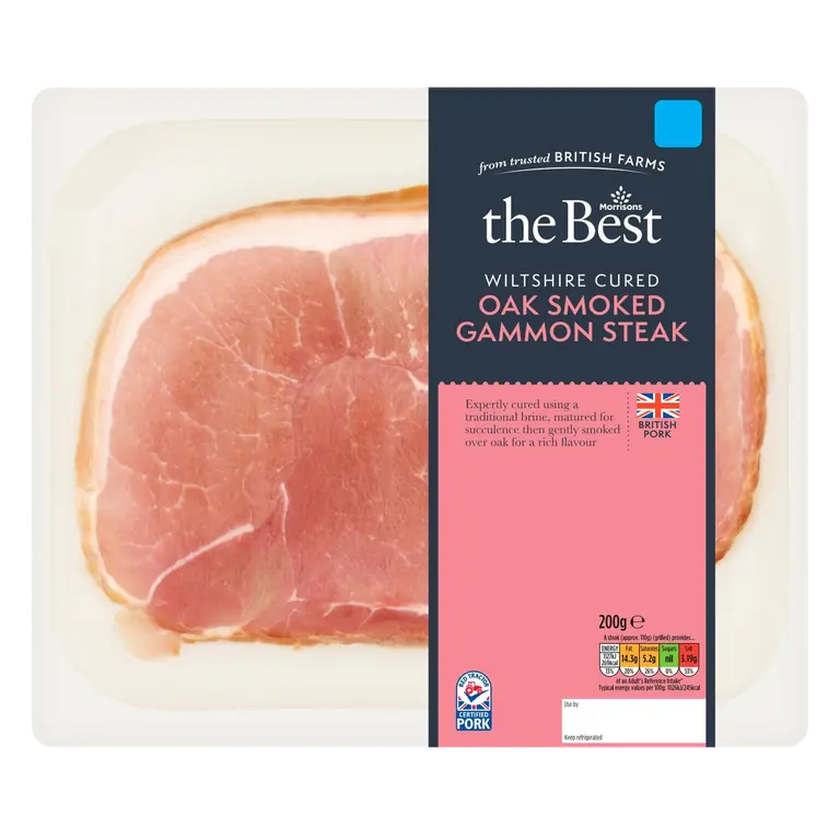 Wiltshire Cured Smoked Gammon Steaks 200g
