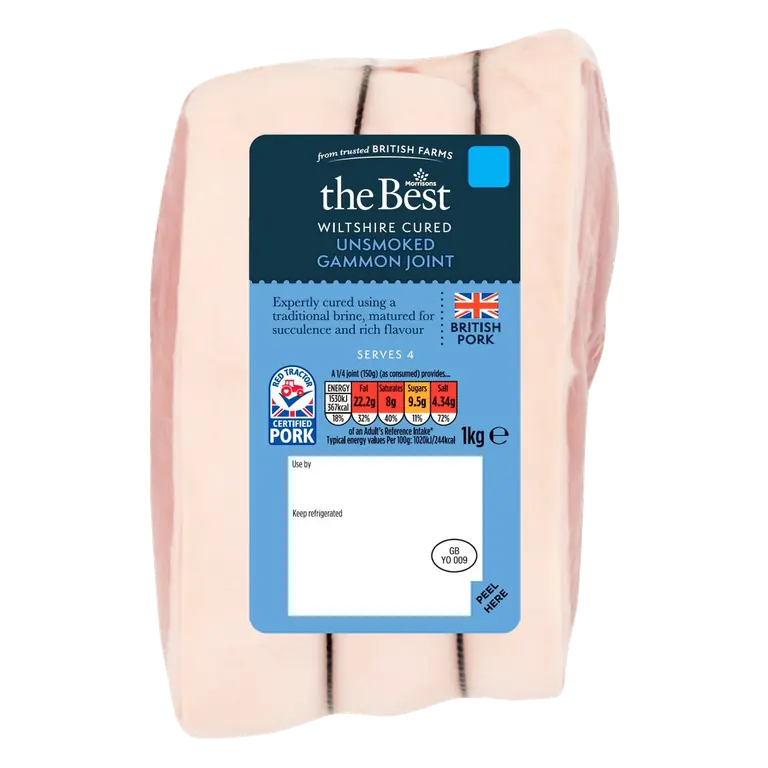 Wiltshire Cured Unsmoked Gammon Joint 1kg
