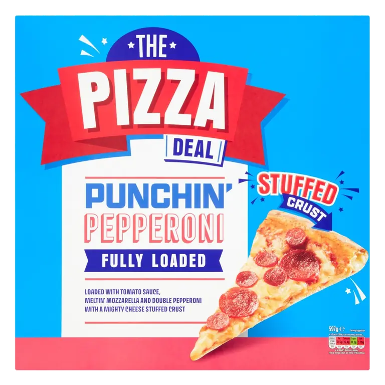 The Pizza Deal Stuffed Crust Double Pepperoni 597g