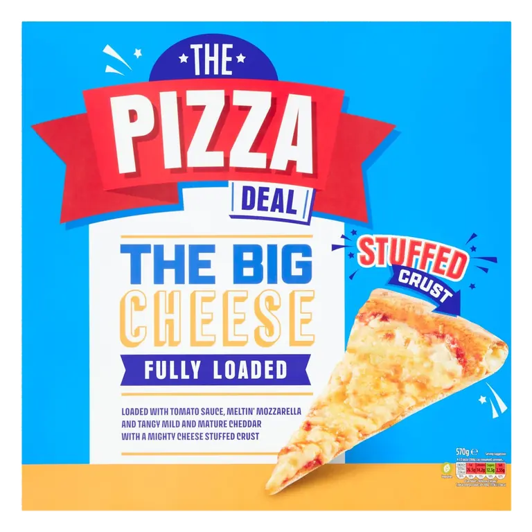 The Pizza Deal Stuffed Crust Fully Loaded Cheese Feast 570g