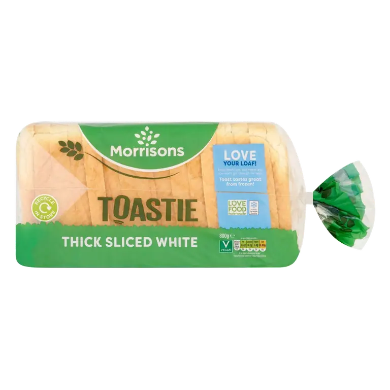 Toastie Thick Sliced White Bread 800g