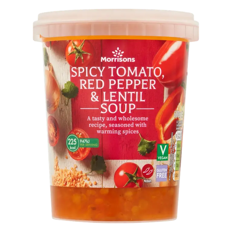 Tomato Red Pepper & Lentil Soup