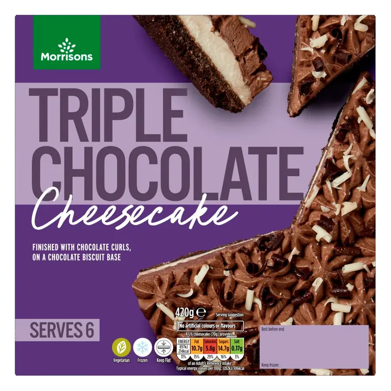 Triple Chocolate Cheesecake