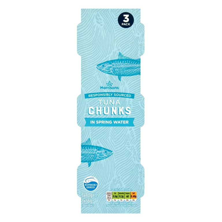 Tuna Chunks in Spring Water 3 x 80g