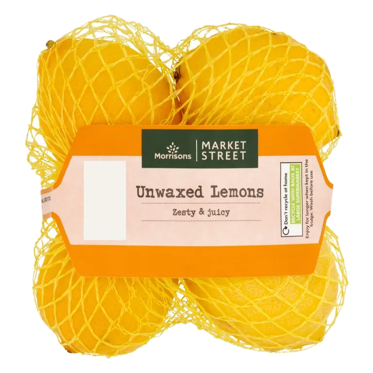 Unwaxed Lemons 4 Pack