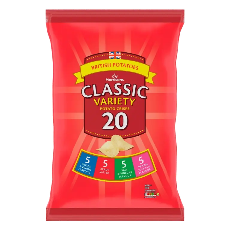 Variety Mix Crisps 20's x 25g