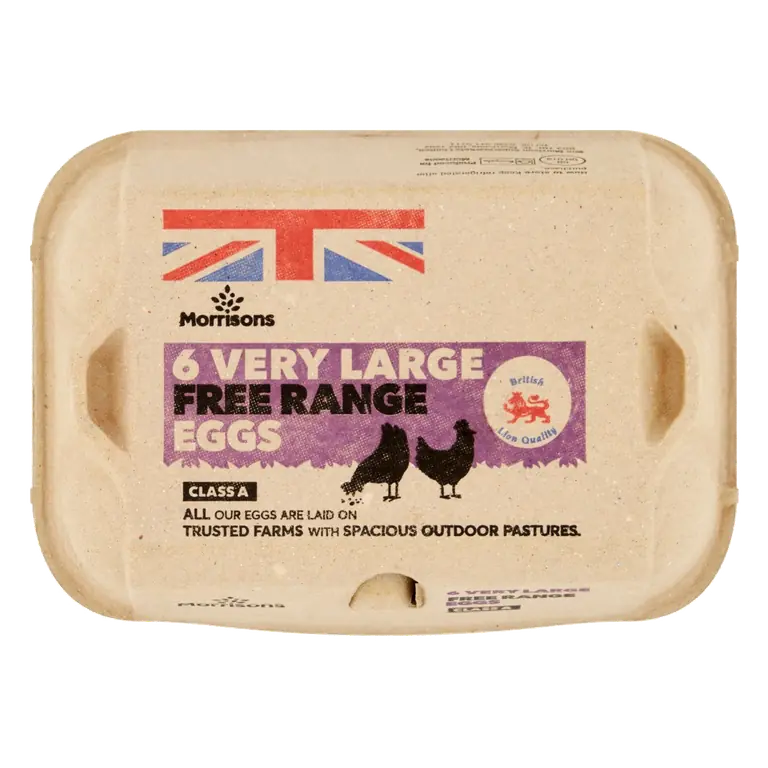 Very Large Free Range Eggs 6 Pack