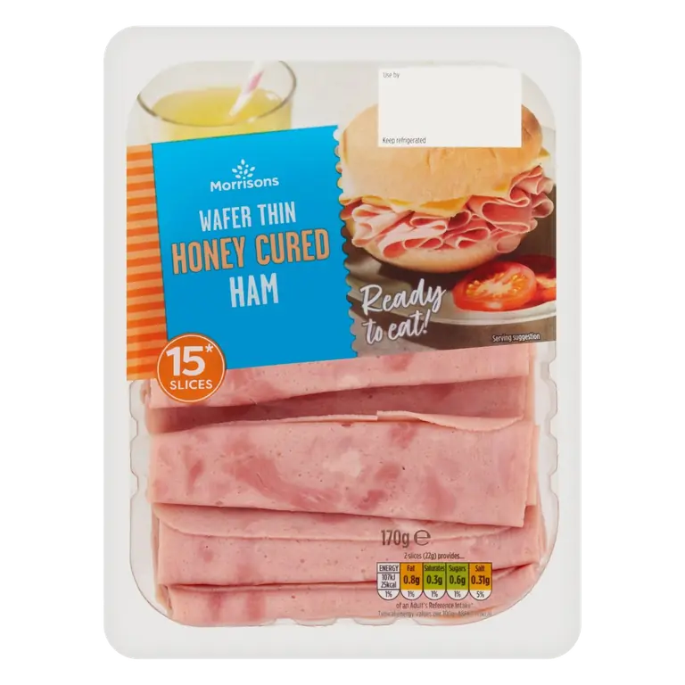 Wafer Thin Honey Cured Ham 170g