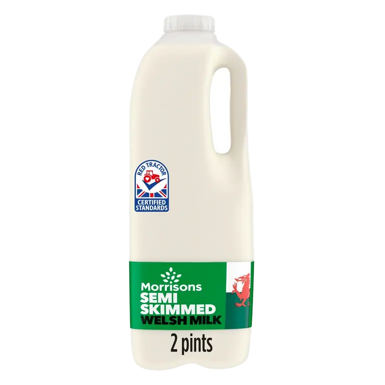 Welsh Semi Skimmed Milk 2 Pint
