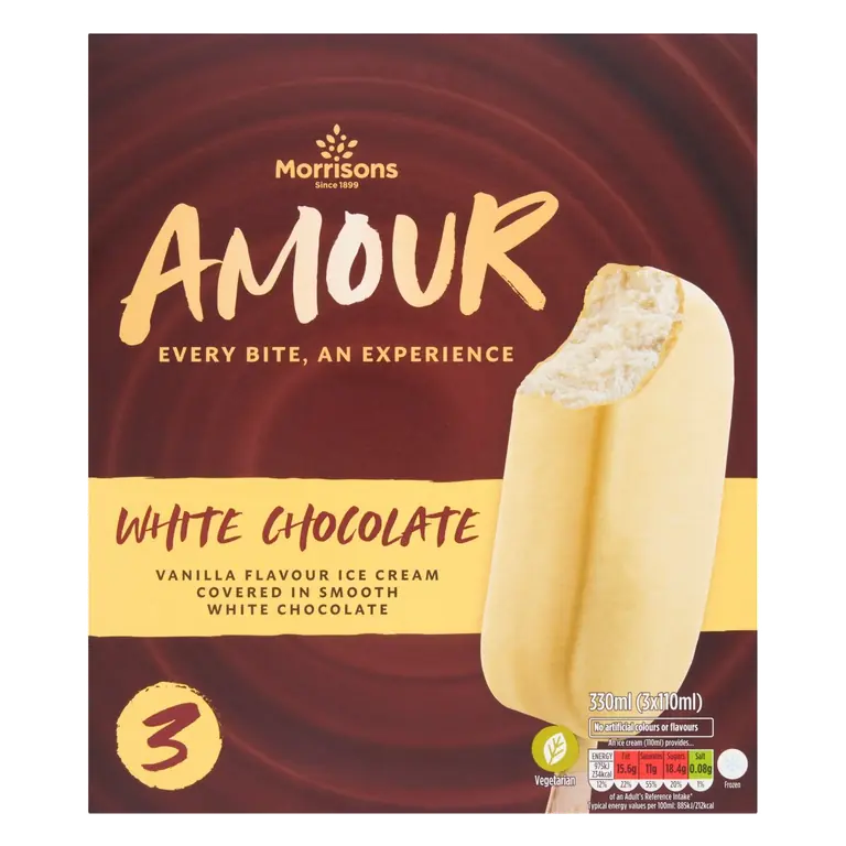 White Chocolate Amour Sticks