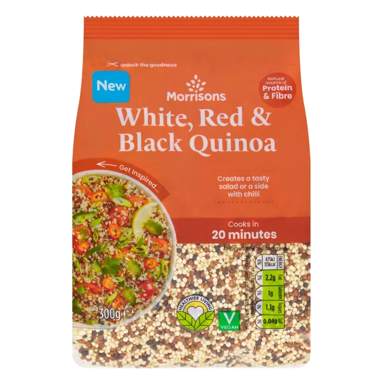 White, Red & Black Quinoa 300g