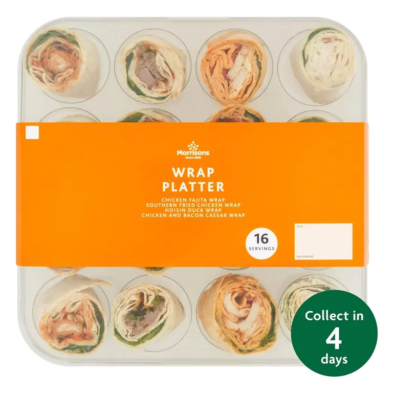 Wrap Platter 16 Pieces - Eat On Same Day