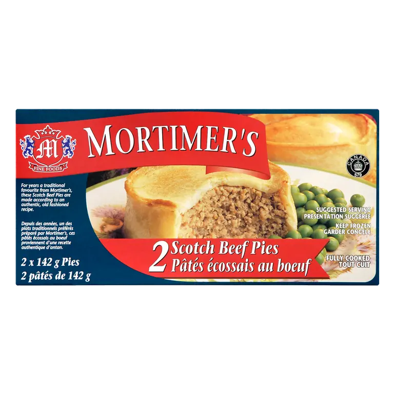 Frozen Scotch Beef Pies 2 Pack 284 g