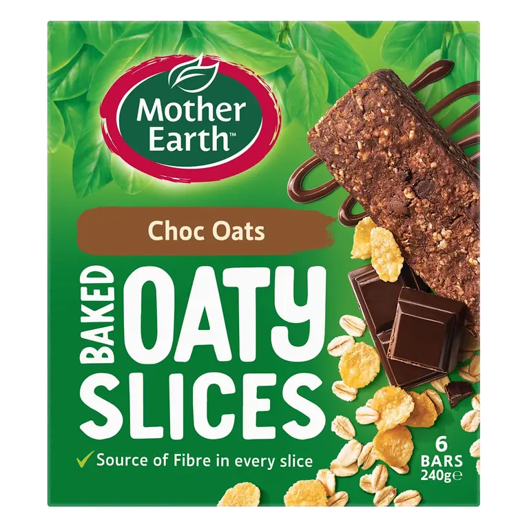 Baked Oaty Slice Chocolate
