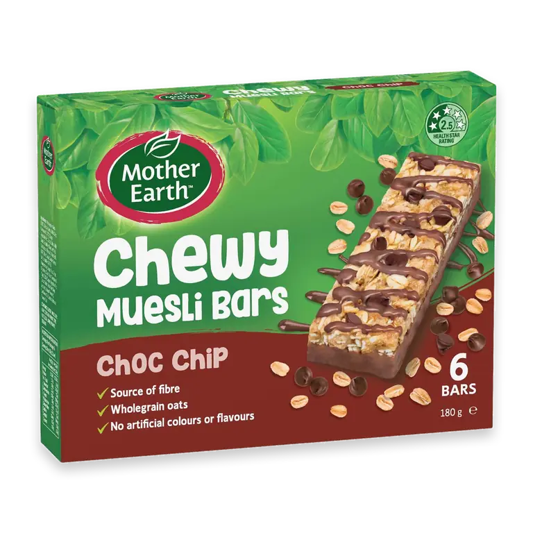 Chewy Muesli Bars Choc Chip