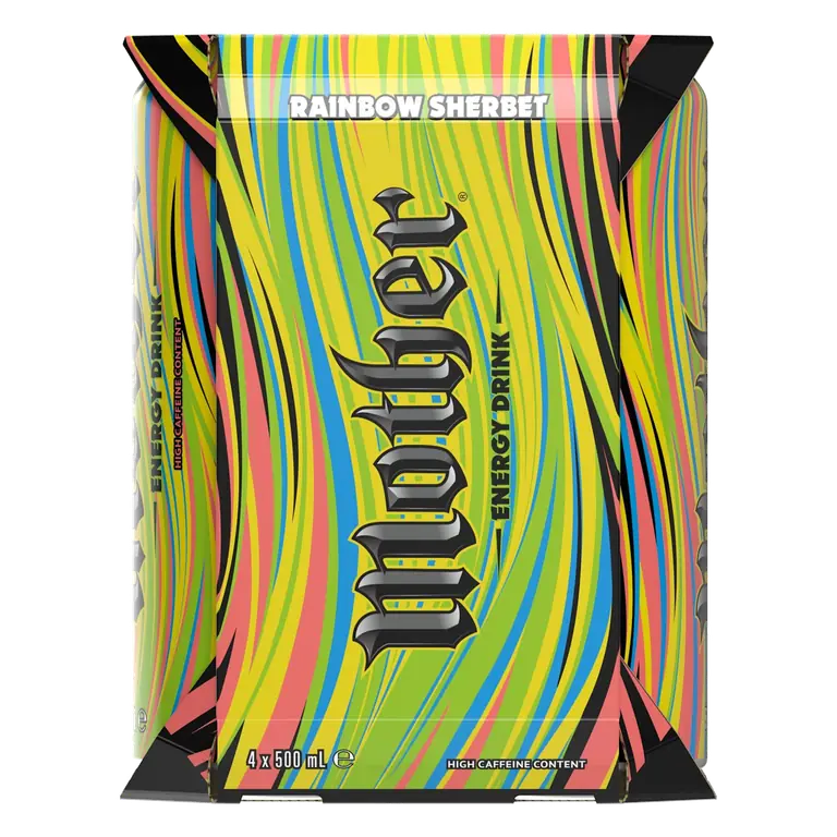 Drink Rainbow Sherbet Cans