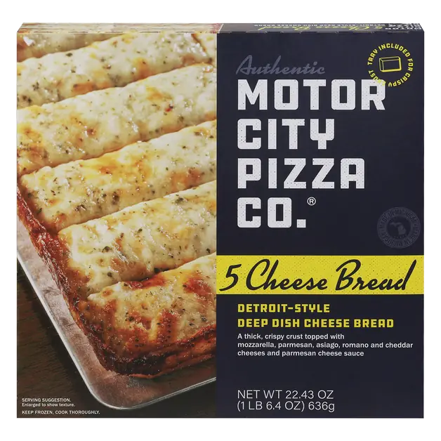 Co. Detroit Style Deep Dish 5 Cheese Bread Pizza Frozen