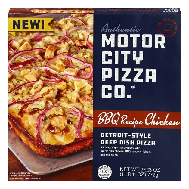 Detroit Style Deep Dish BBQ Recipe Chicken Pizza