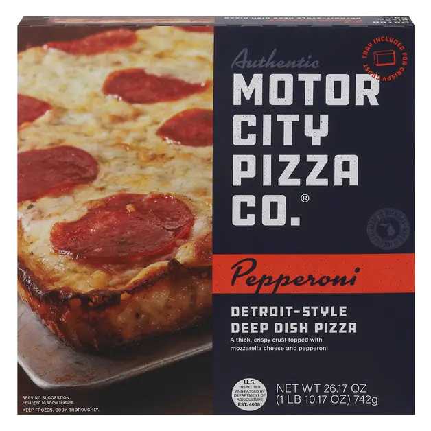 Co. Detroit Style Deep Dish Pepperoni Pizza Frozen
