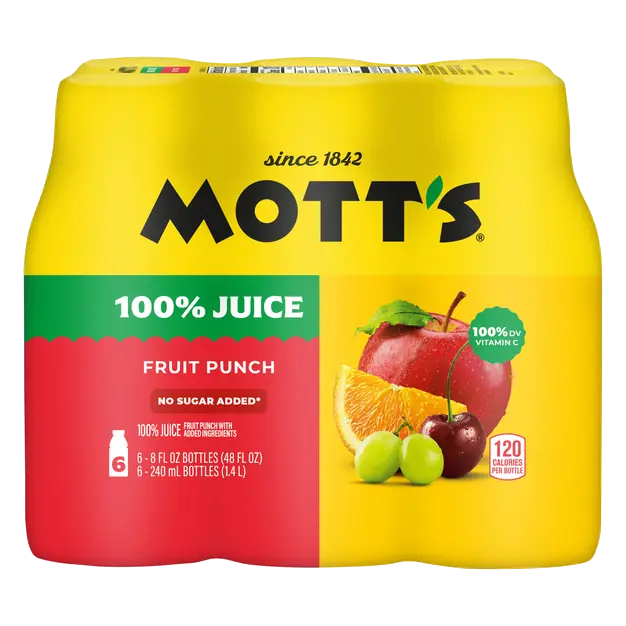 100% Juice Fruit Punch - 6 pk