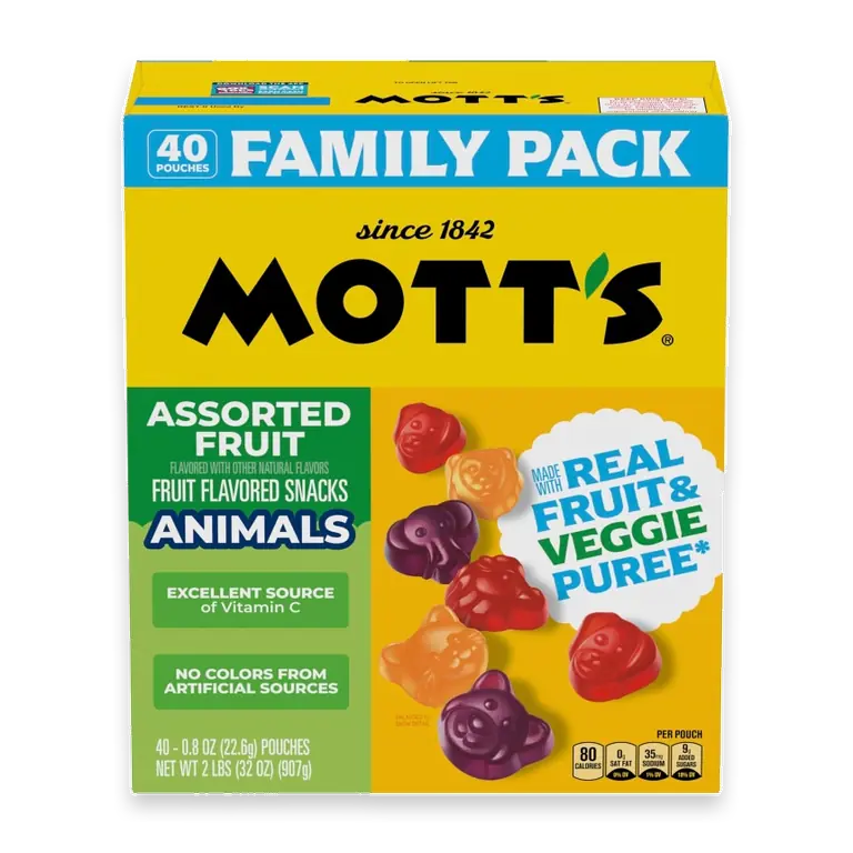 Animals Fruit Flavored Snacks Family Pack