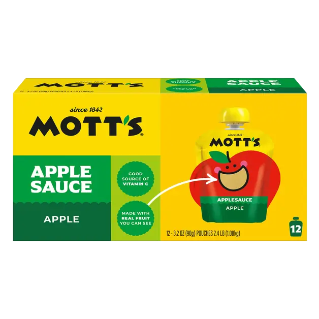 Apple Applesauce Pouches - 12 ct