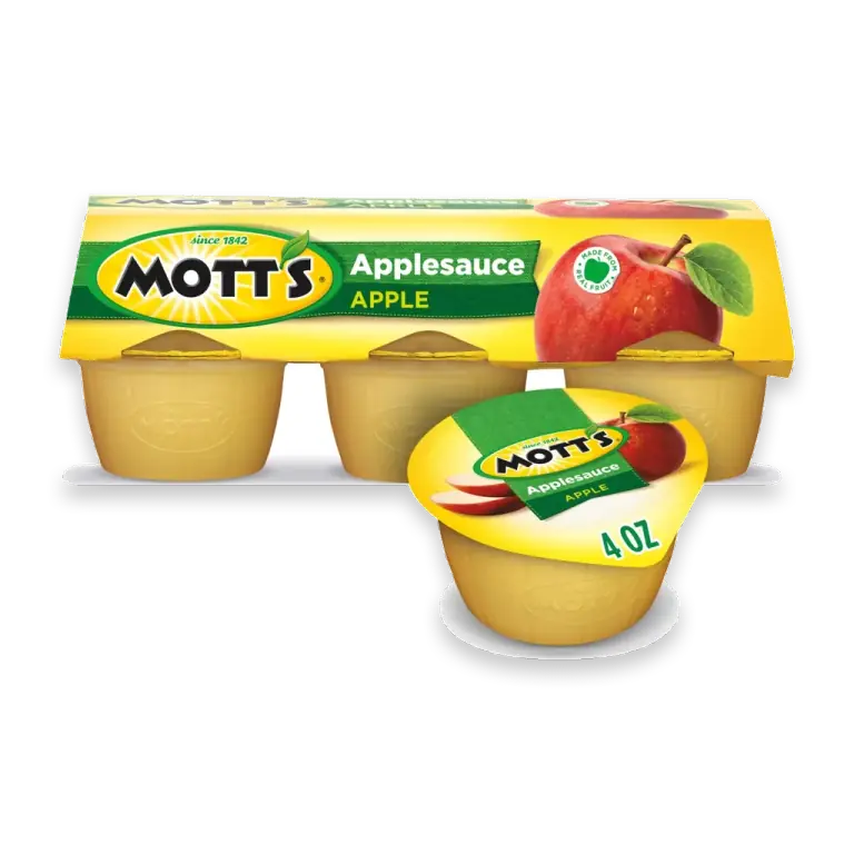 Applesauce, 4 oz cups, 6 count
