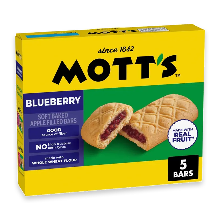 Blueberry Flavor Soft Baked Apple Filled Bars