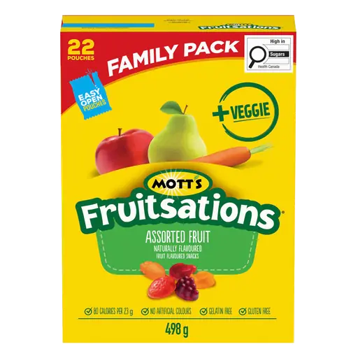 Fruitsations + Veggie Assorted Fruit 498 g