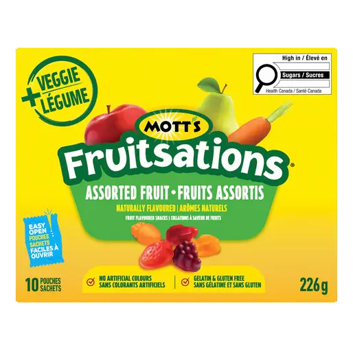 Fruitsations + Veggie Gluten-Free Naturally Flavoured Snacks Assorted Fruit 226 g