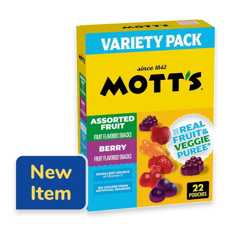 Gluten Free Made with Real Fruit Puree Assorted and Berry Fruit Flavored Snacks