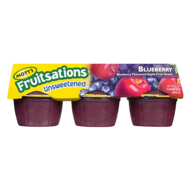 Fruitsations Apple Fruit Snack Unsweetened Blueberry 6 x 111 g