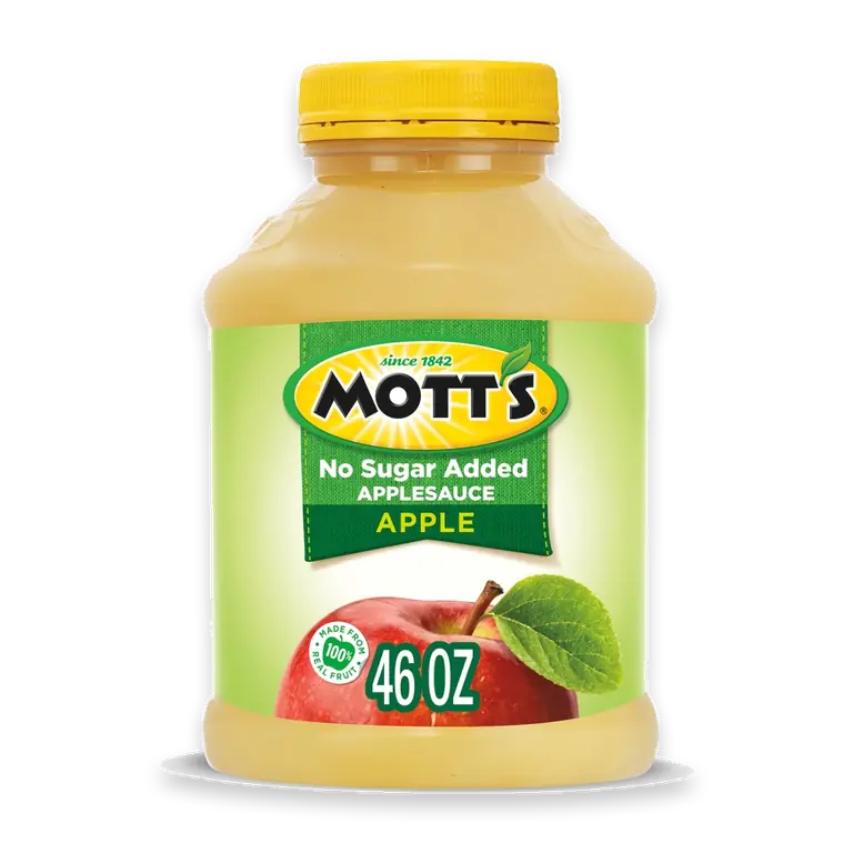 No Sugar Added Applesauce Jar