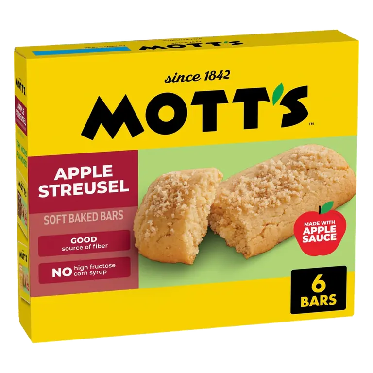 Soft Baked Apple Streusel Bars