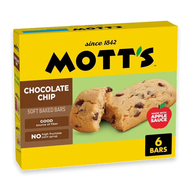 Soft Baked Bars, Chocolate Chip, Made with Applesauce