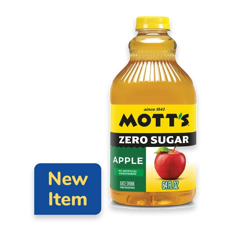 Zero Sugar Apple Juice Drink Bottle