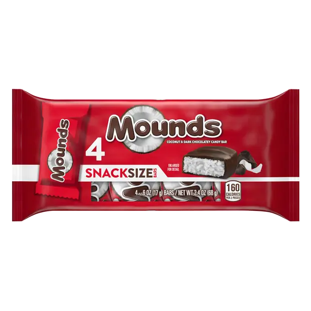 Coconut & Dark Chocolatey Candy Bar Snack Size - 4 ct