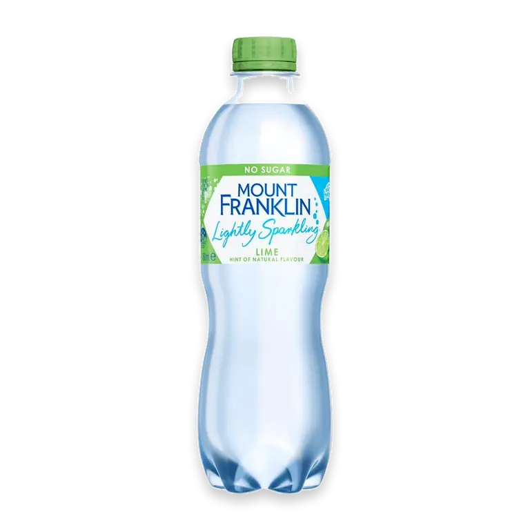 Mineral Water Lightly Sparkling Lime Bottle