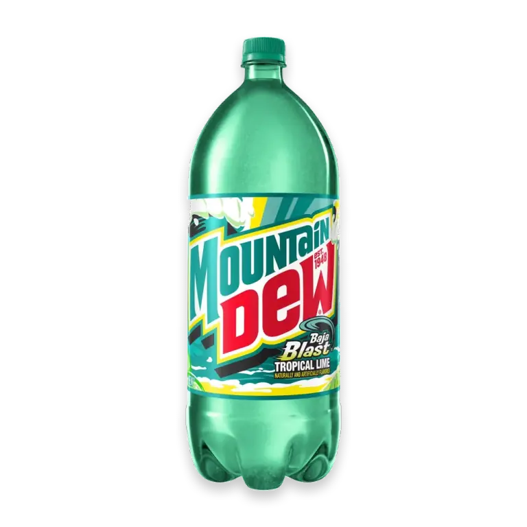 Baja Blast Soda Bottle