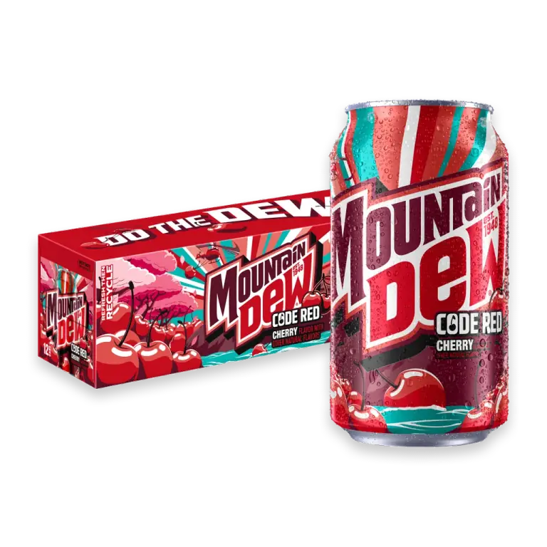 Code Red Soda Cans