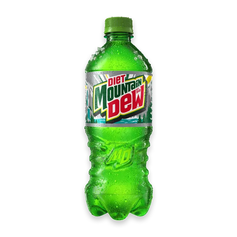 Diet Mountain Dew Citrus Soda Bottle