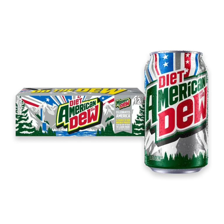 Diet Mountain Dew Soda Cans
