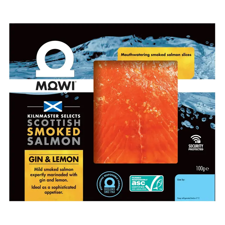 100g Gin & Lemon Scottish Smoked Salmon