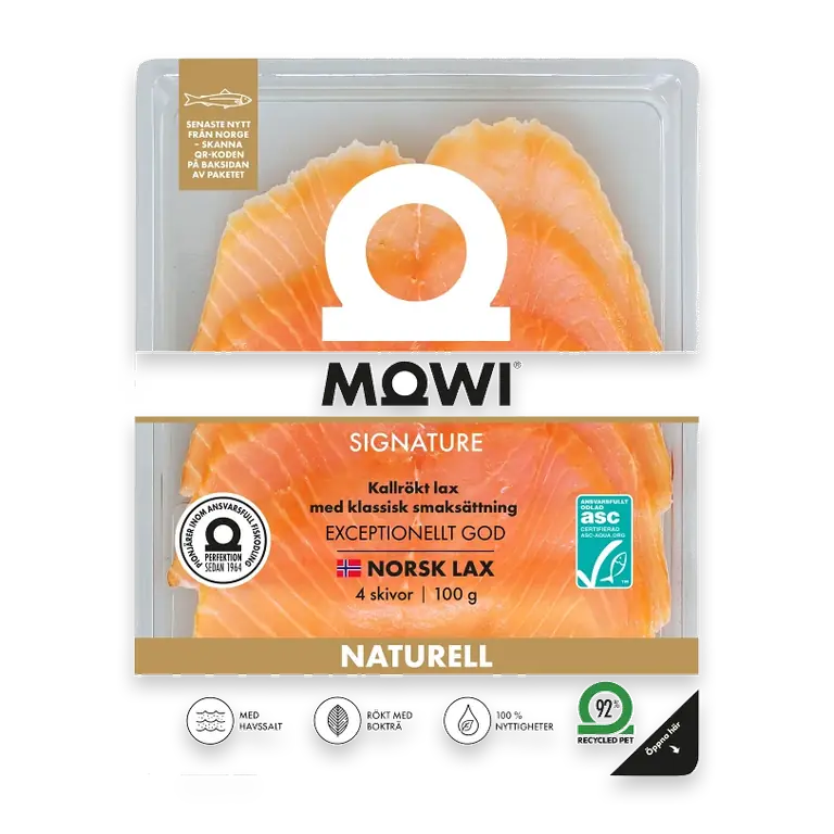 Lax Kallrökt Skivad 100g