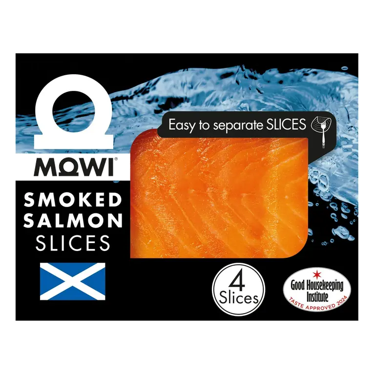Scottish Smoked Salmon Slices x4 100g