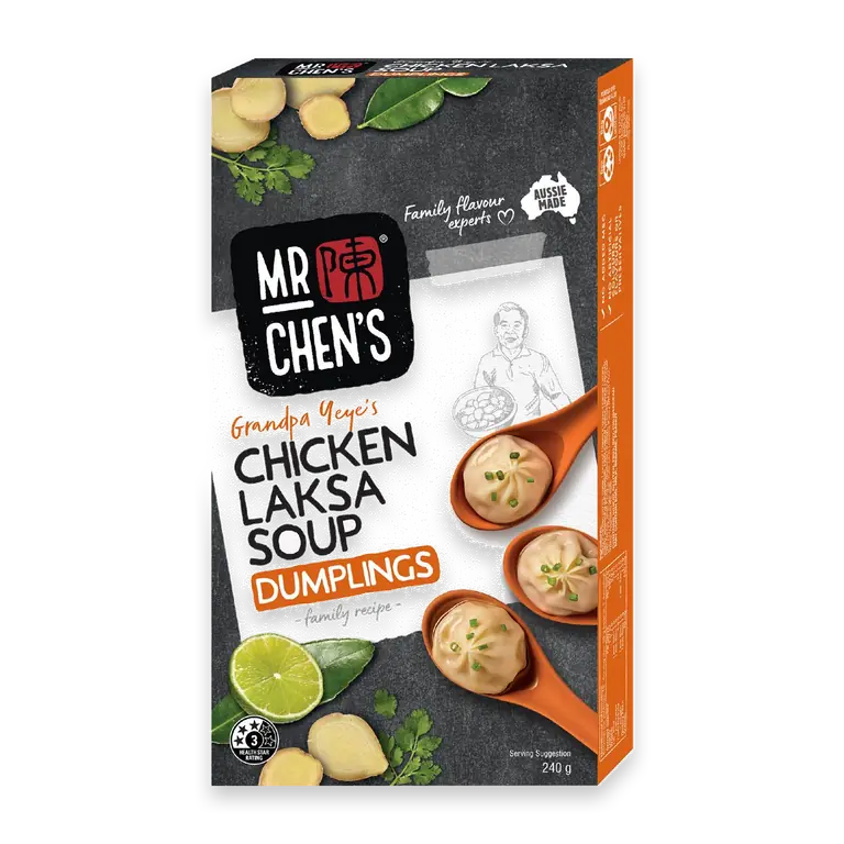 Chicken Laksa Soup Dumplings